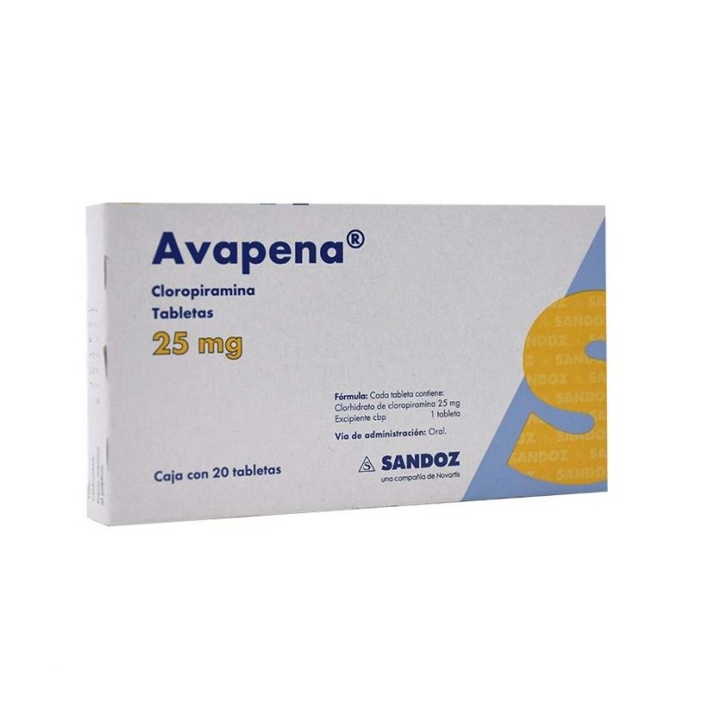 AVAPENA 25MG C/20 TABS