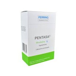 PENTASA 1G SUPOSITORIO C/14