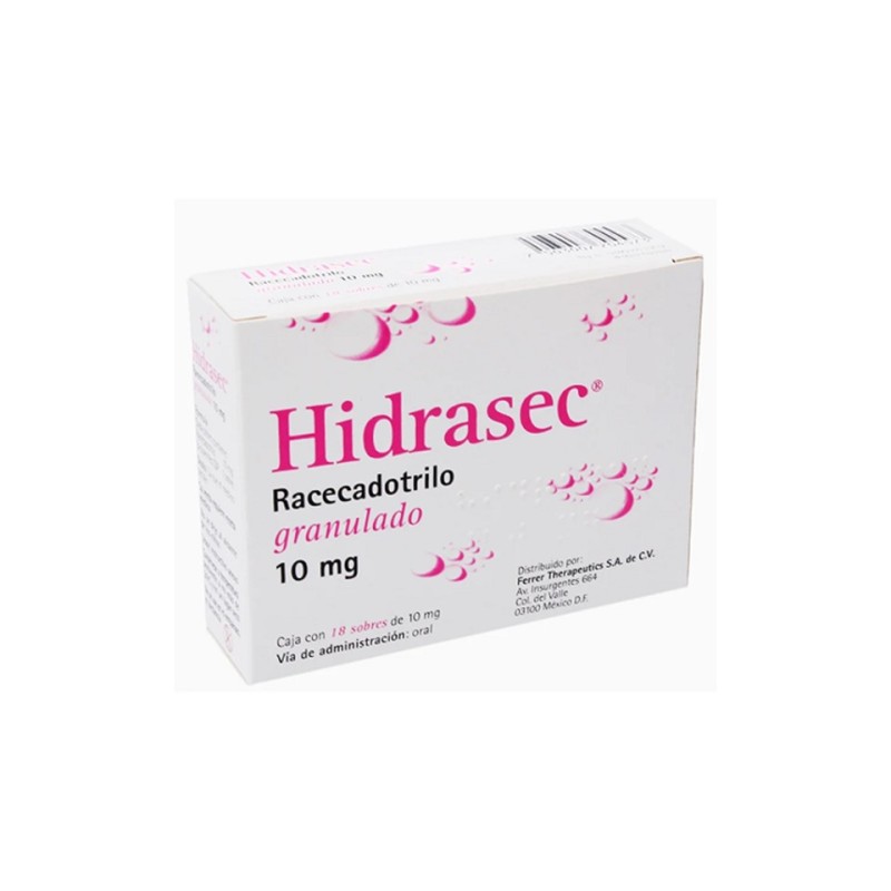 HIDRASEC 10 MG C/18 SOBRES
