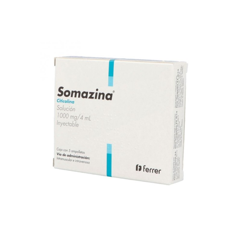 SOMAZINA 1000 MG/4 ML C/5 AMPS