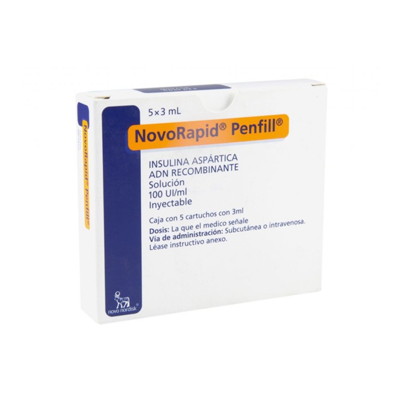 NOVORAPID PENFILL 100UI C/5 CART.