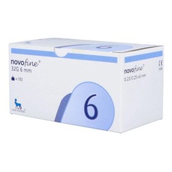 NOVOFINE AGUJAS 32 G 6 MM C/100