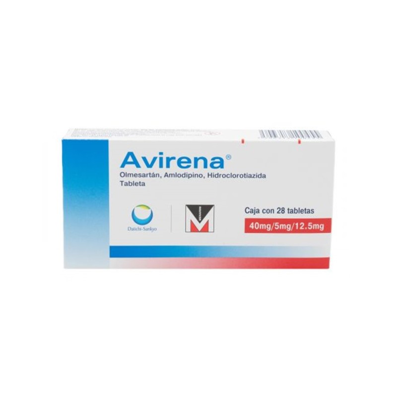 AVIRENA 40 MG/5 MG/12.5 MG C/28 T