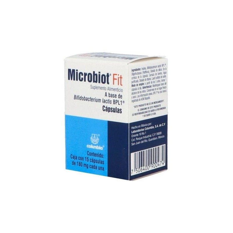 MICROBIOT FIT 180MG CON 15 CAPSULAS