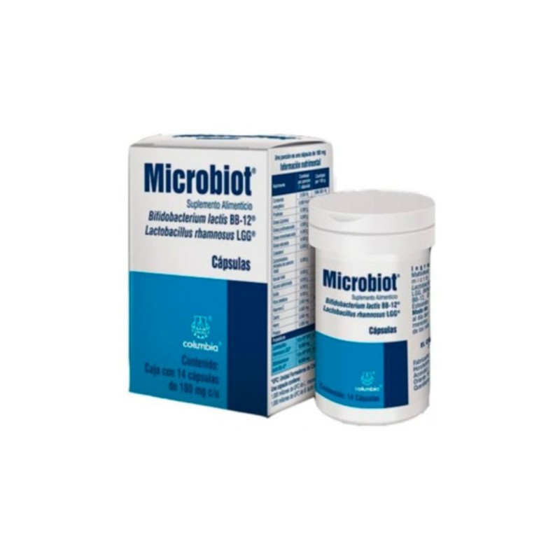 MICROBIOT 180MG C/14 CAP.