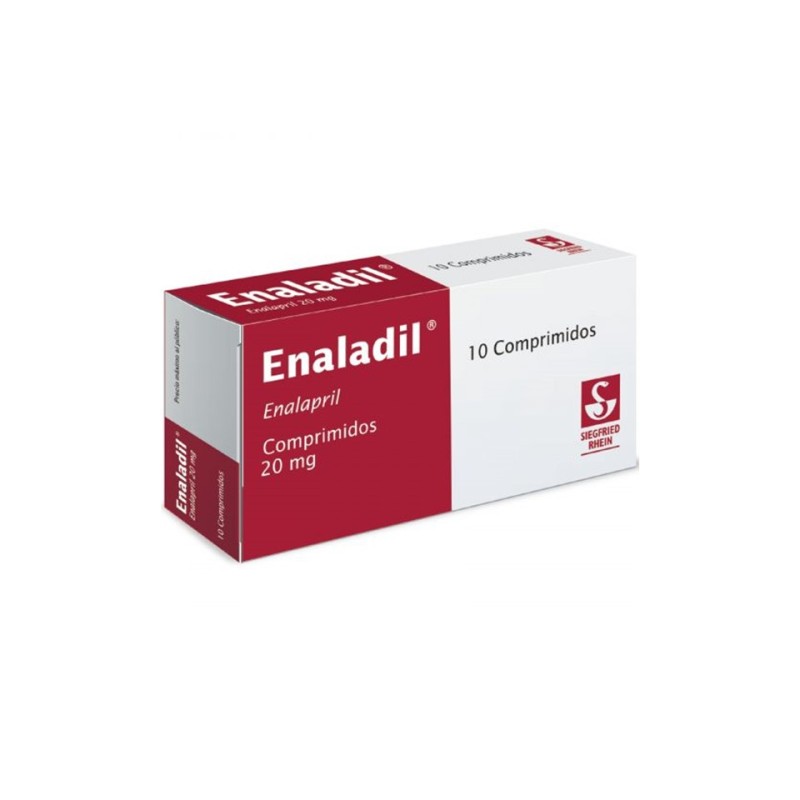 ENALADIL 20MG C/10 COMP