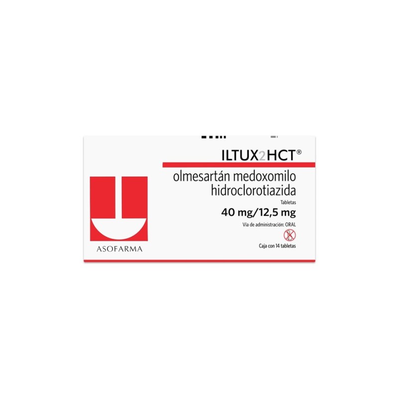 ILTUX2HCT 40 MG/12.5 MG C/14 T