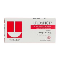ILTUX2HCT 20 MG/12.5 MG C/28 T