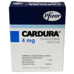 CARDURA 4MG C/20 T
