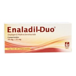 ENALADIL DUO 10 MG/25 MG C/30 COMP