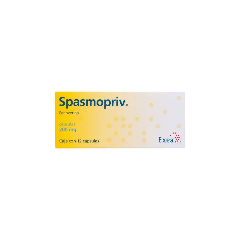 SPASMOPRIV 200MG C/12 CPS.