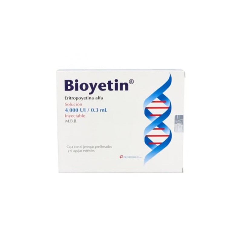 BIOYETIN 4000UI /3 ML  C/6 JGA PRELLENADA