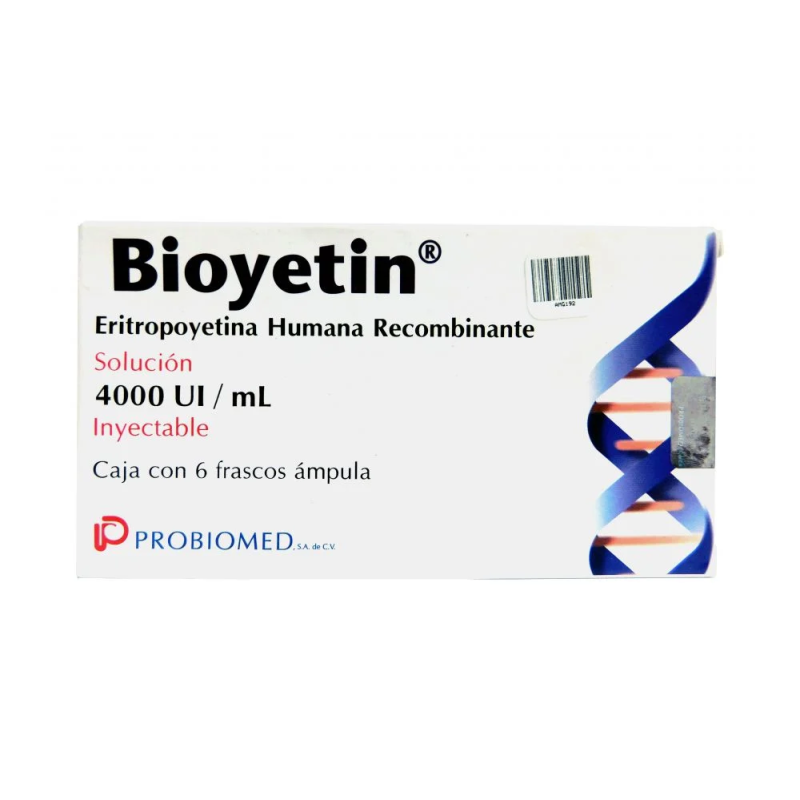 BIOYETIN 4000UI FCO.AMP. C/6