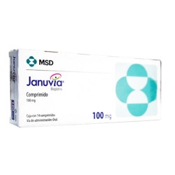 JANUVIA 100 MG C/14 COMP