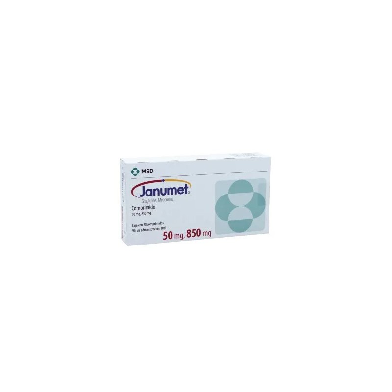 JANUMET 50 MG/850 MG C/28 COMP