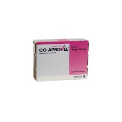 CO APROVEL 150 MG/12.5 MG C/28 T