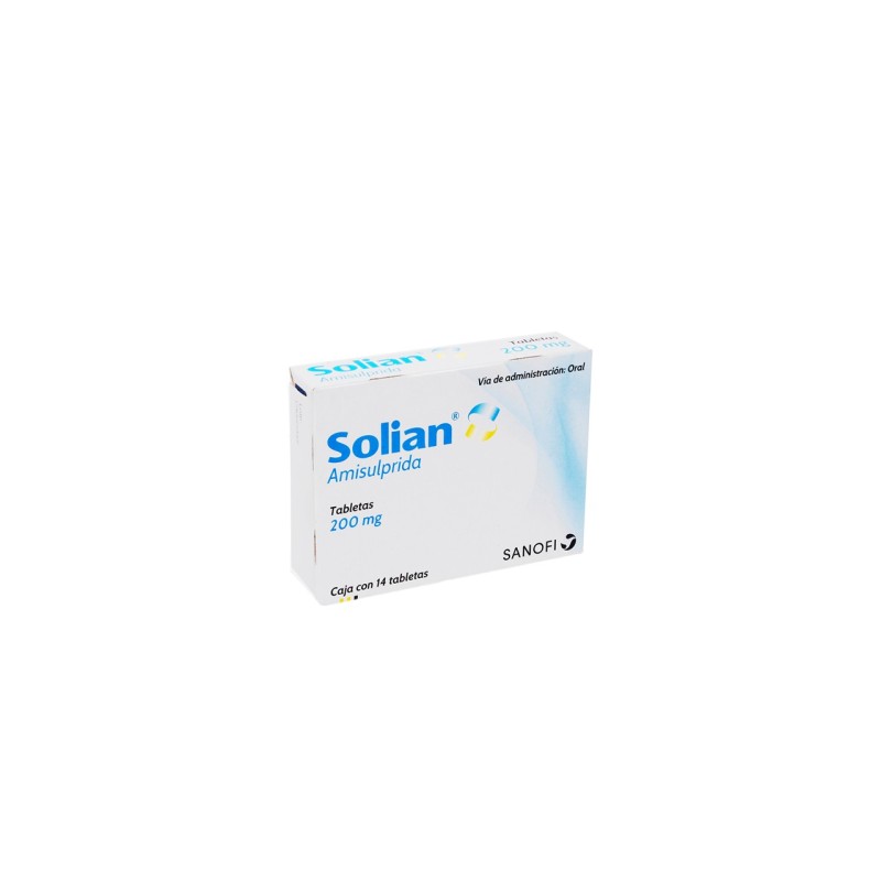 SOLIAN 200MG C/14 TABS.