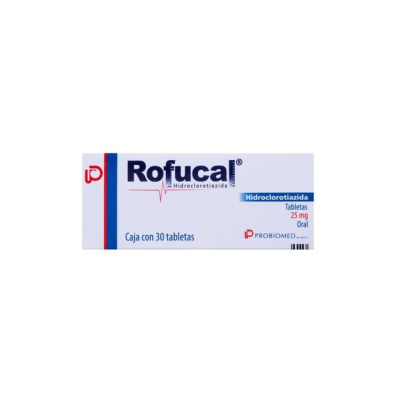 ROFUCAL HIDROCLOROTIAZIDA 25MG C/30 TABS