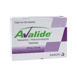 AVALIDE 150 MG/12.5 MG C/28 T